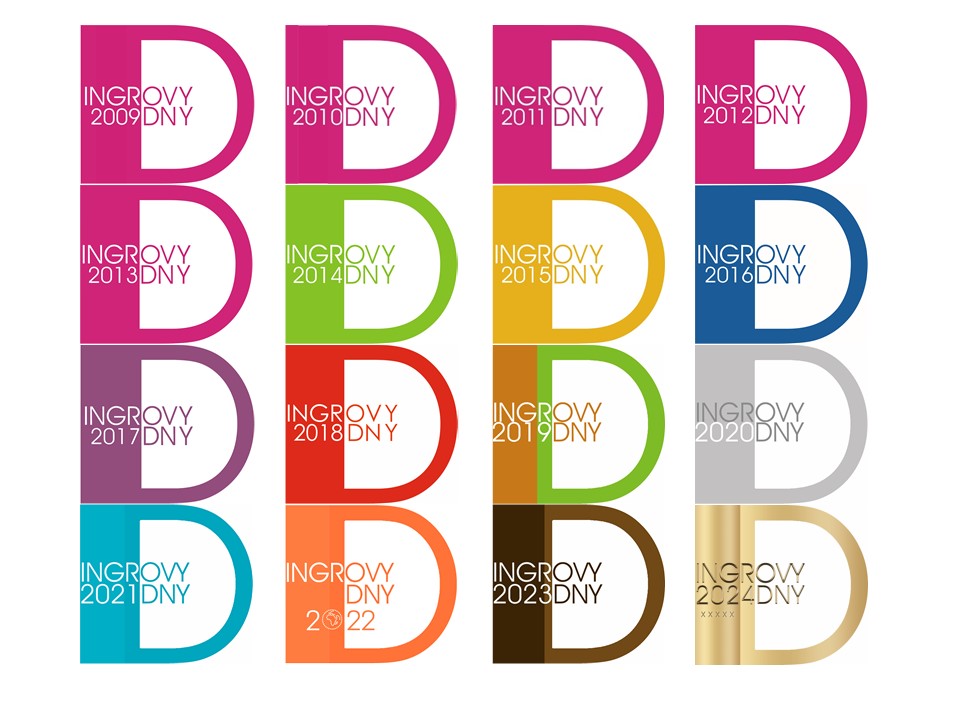 Logotypes of the event from ID2009 till 2024
